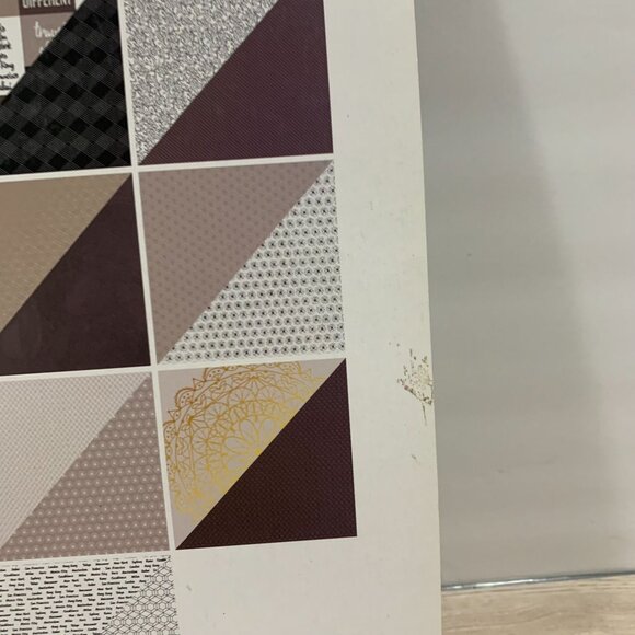 DCWV "Eclectic Chic" 12x12 Paperpad 36 Sheets Cardstock Papercrafts - Picture 6 of 16